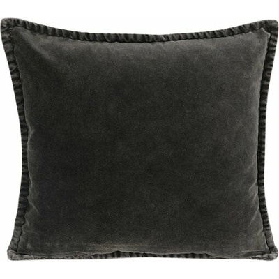 F&F Home Black Cotton Velvet vankúš 45x45