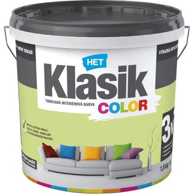 Het Klasik color 1,5kg 0747 oranž pastelový
