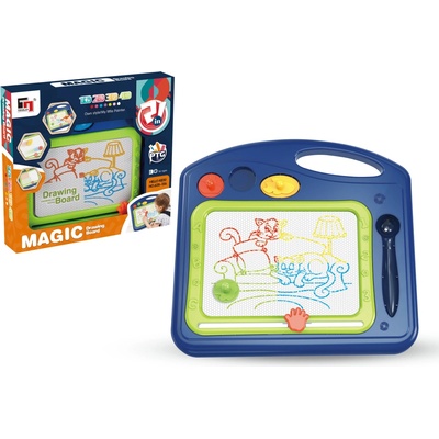 Magnetická kresliaca tabuľa Magic farebná modrá