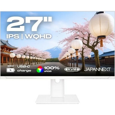 JAPANNEXT JN-IPS270WQHD75F-C65W-HSP-W