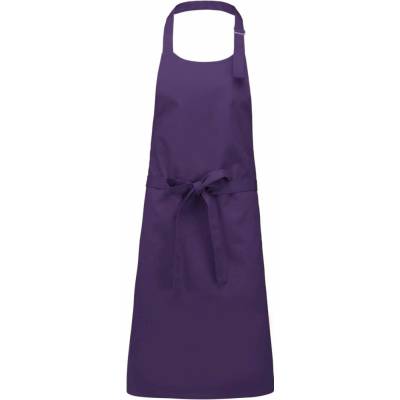Kariban Zástěra přes hlavu bez kapes Pure purpurová