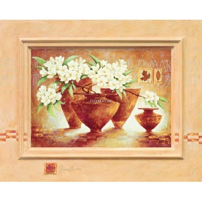 Květiny ve váze 1 deska 50x40
