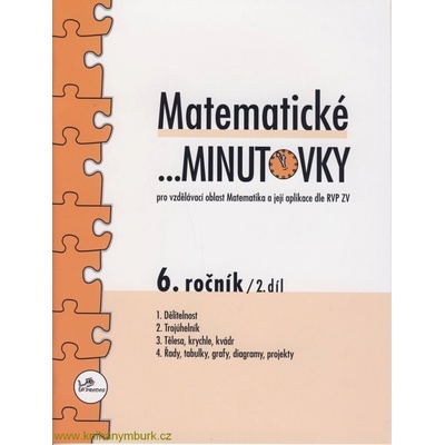 Matematické minutovky pro 6. ročník 2. díl - Hricz Miroslav