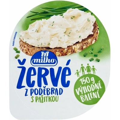 Milko Žervé z Poděbrad s pažitkou 150 g