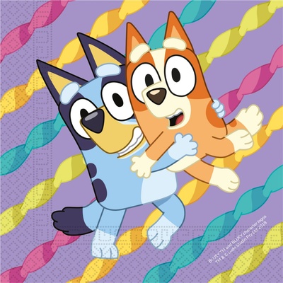 Procos Papierové Servítky Bluey 33x33 cm 20 ks