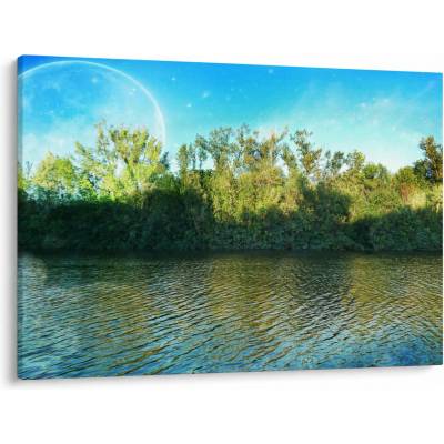 Obraz - jezero, jednodílný 100x70 cm