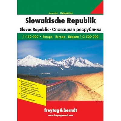 SKSS SP Slovensko - silnice a města 1:150 000 – Hledejceny.cz
