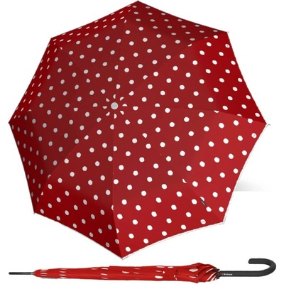 Knirps T.200 dot art red deštník elegantní dámský plně automatický červený