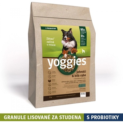 Yoggies jahňacie mäso a biela ryba 2 kg