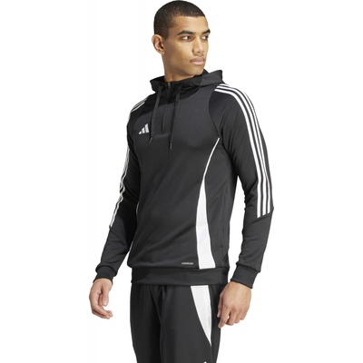 adidas Tiro 24 Hoodie černo bílá