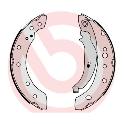 BREMBO Sada brzdových čeľustí S61527