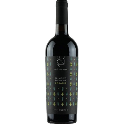 Feudi Salentini 125 Biologico Primitivo 2023 12,5% 0,75 l (holá láhev)