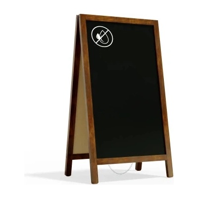 Allboards Reklamné áčko s kriedovou tabuľou 78x44 cm
