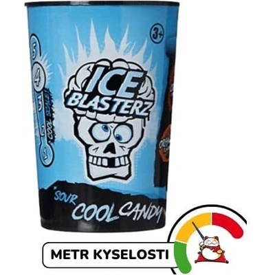 Brain Blasterz Ice kyselé bonbony s příchutí mentolu 48 g