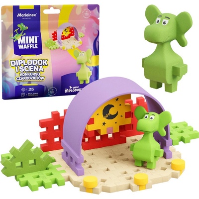 Marioinex Mini Waffle Diplodokus a Kouzelnická soutěž 25 ks – Hledejceny.cz