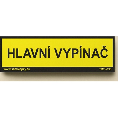 Traiva s.r.o Hlavní vypínač Verze: Plast 210 x 80 mm tl. 0.5 mm - Kód: 10453