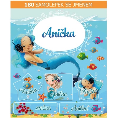 ARGUS Veselé nálepky samolepky se jménem Anička