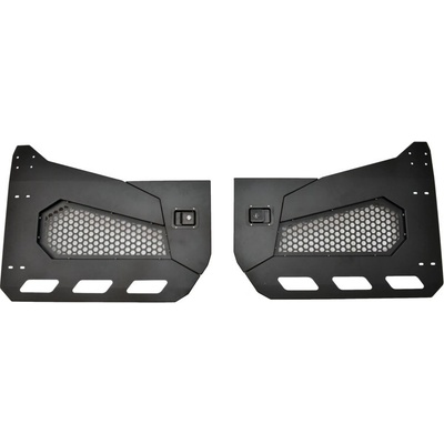 Polovičné dvere, Predné, Čierna, S bočnými zrkadlami, Serie Raptor, Jeep Wrangler JL, Jeep Gladiator JT