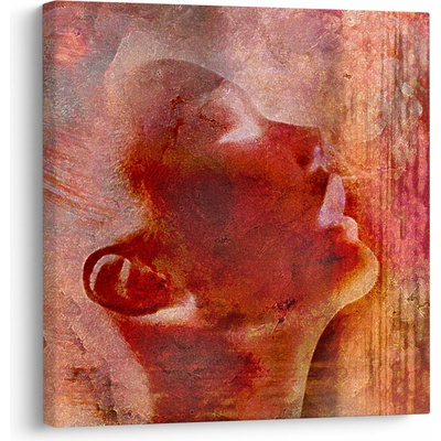 Obraz - Profil ženskej tváre, jednodielne 30x30 cm