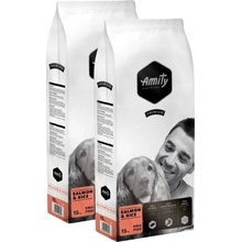 Amity premium dog Salmon & rice 2 x 15 kg
