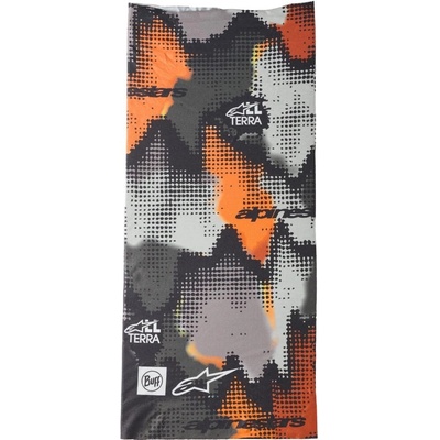 Alpinestars Buff NAZCA camo/šedá/oranžová fluo 2026