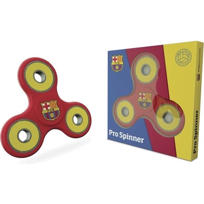 Fidget spinner FC Barcelona červený