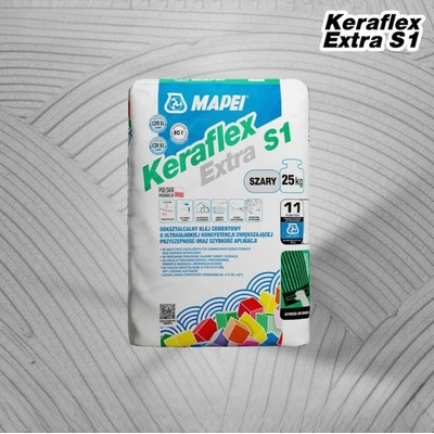 MAPEI Keraflex Extra S1 flexibilné lepidlo 25 kg Sivé