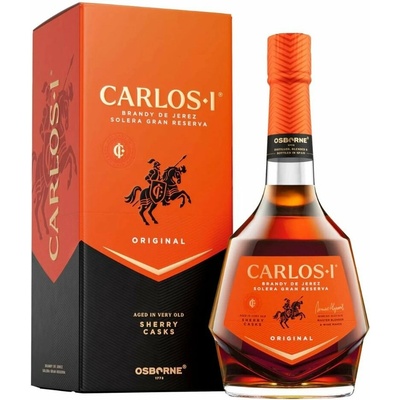 Carlos I Brandy de Jerez 40% 1 l (karton)