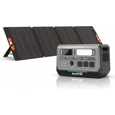 BATERIA solární sestava 200 Wp 2048 Wh 2400 W BAT-HESS-2MG-V2-FVS počet solárních panelů 1