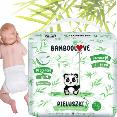 BAMBOOLOVE bambusové M 6-11kg 24ks