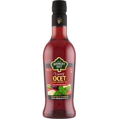 Bzenecký ocet kvasný vinný červený 6% 500 ml