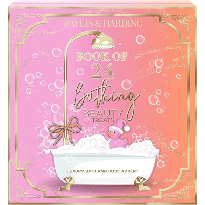 Baylis & Harding Jojoba, Vanilla & Almond Oil adventní , 24 ks adventní s milým, kosmetickým překvapením – Hledejceny.cz