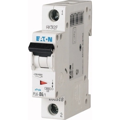 Eaton 6 kA B, 16 A, PL6-B16/1