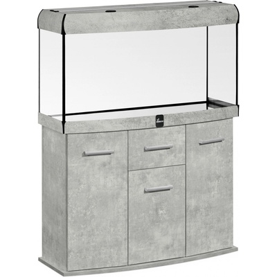 Diversa Solid LED akvarijní set vypouklý beton 240 l