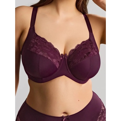 Panache Sculptresse podprsenka vysoká nevyztužená plum