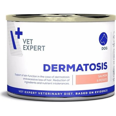 VetExpert VD 4T Dermatosis Dog Salmon&Potato 200 g
