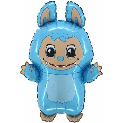 SMART Balón foliový LABUBU modrý 60 cm