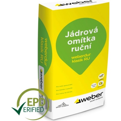 Weberdur klasik RU - jádrová omítka - 25 kg balení 25 kg 1 ks
