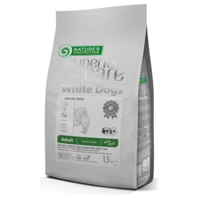 Nature's Protection Superior Care White Dog Grain Free Insect Adult Small Breeds 1,5 kg