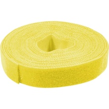 OEM Value Stahovací páska 10mm suchý zip 25m žlutá 25.99.5252