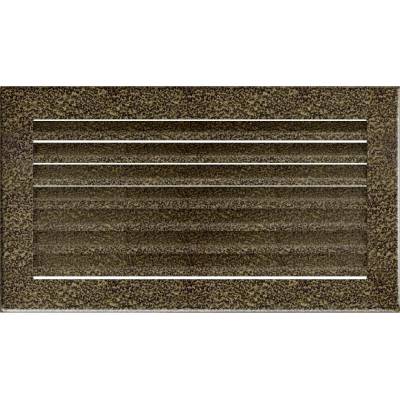 Kratki Mriežka FRESH 170 x 300 mm čierno-zlatá