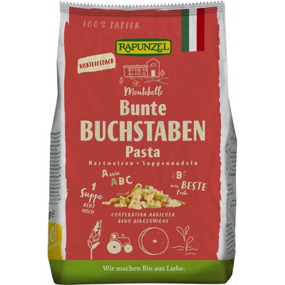 Rapunzel Bio písmenka semolina barevná 0,5 kg