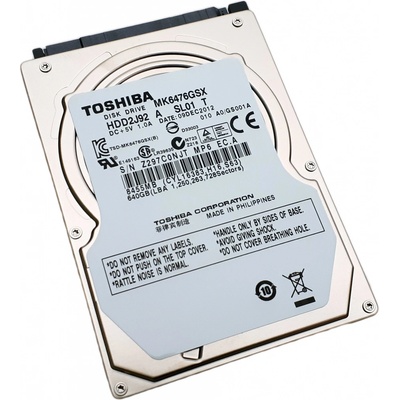 Toshiba 640GB SATA II 2,5", MK6476GSX – Hledejceny.cz
