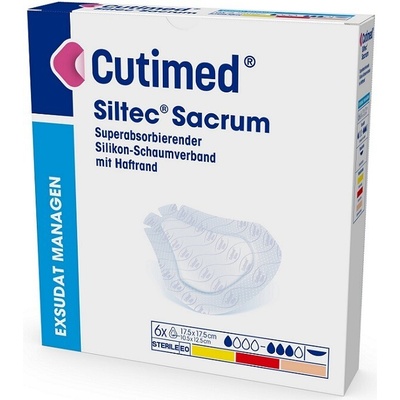Cutimed Siltec Sacrum 17,5 x 17,5 cm 5 ks