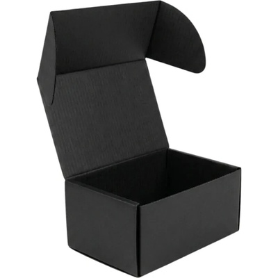 Krabice z třívrstvého kartonu 148x105x74 mm, minikrabička, černo-černá, 10 ks