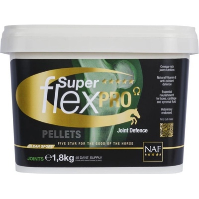 NAF Super Flex PRO Omega pro zdravé klouby sportovních nebo závodních koní a koňských seniorů 1,8 kg