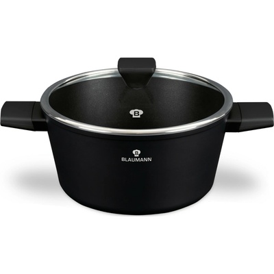 Pro-Tech shop Hrnec s poklicí a titanovým povrchem Black Silver 28cm 55130