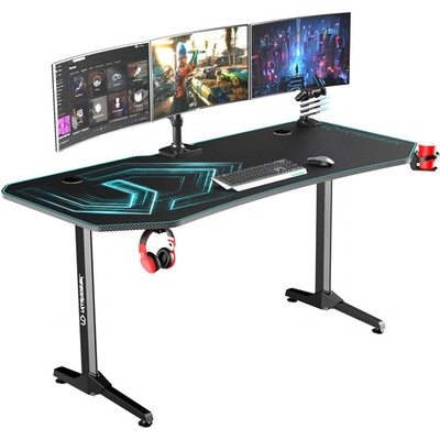 ULTRADESK Frag XXL černý / modrý UDESK-FX-BL