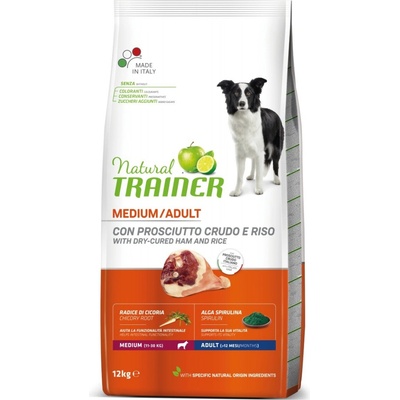Trainer Natural Medium Adult sušená šunka 12 kg