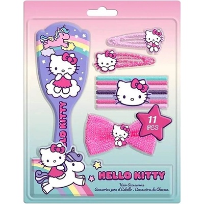 EUROSWAN Vlasová sada pro holky Hello Kitty 11 ks